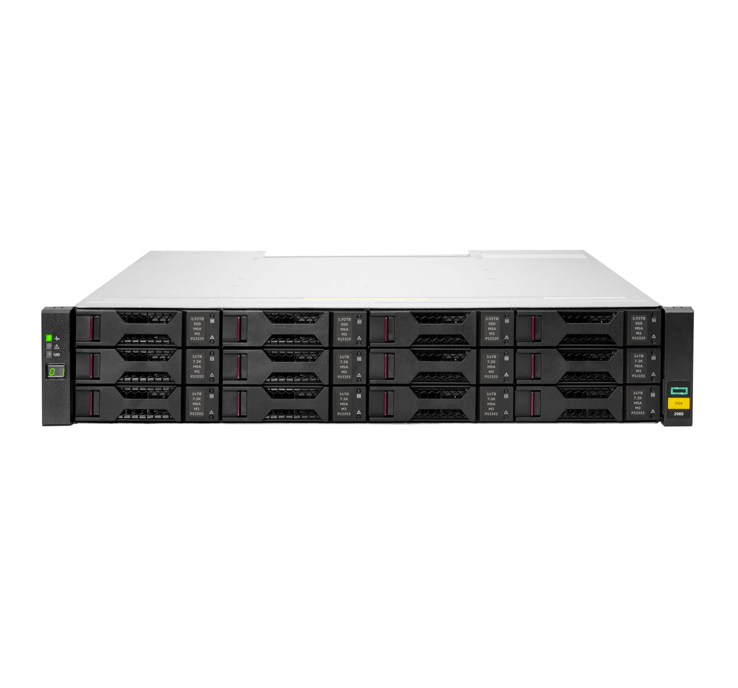 HPE Modular Smart Array 2060 10GbE iSCSI LFF Storage - 6th Generation - Festplatten-Array - 0 TB - 12 Schächte (SCSI)