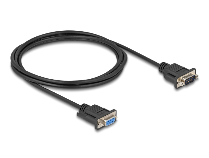 Delock Kabel seriell - DB-9 (M) zu DB-9 (W)