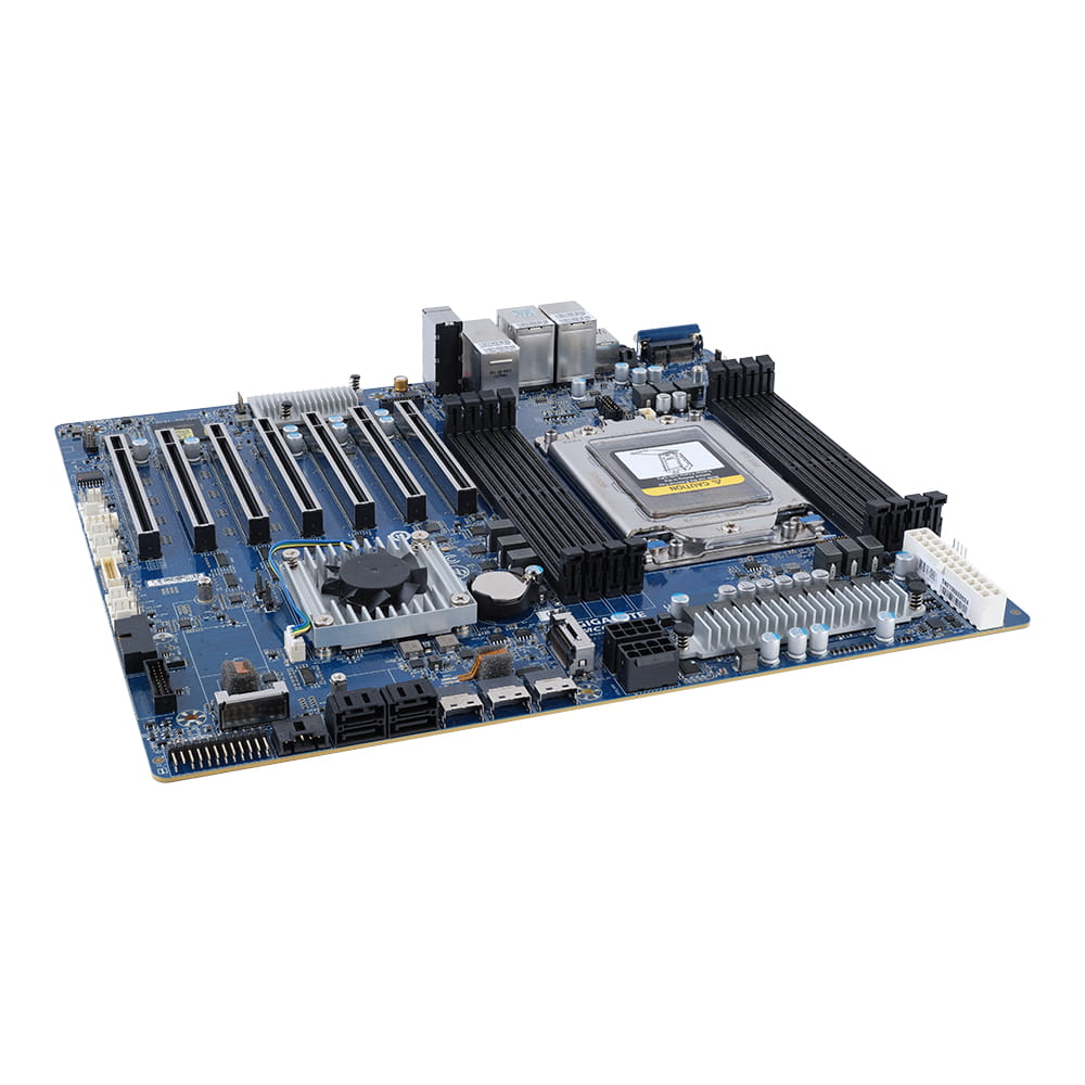 Gigabyte MC62-G40 - 1.0 - Motherboard - SSI CEB - Socket sWRX8 - AMD WRX80 Chipsatz - USB-C Gen2, USB 3.2 Gen 2, USB 3.0 - 2 x 10 Gigabit LAN, Gigabit LAN - Onboard-Grafik - HD Audio (8-Kanal)