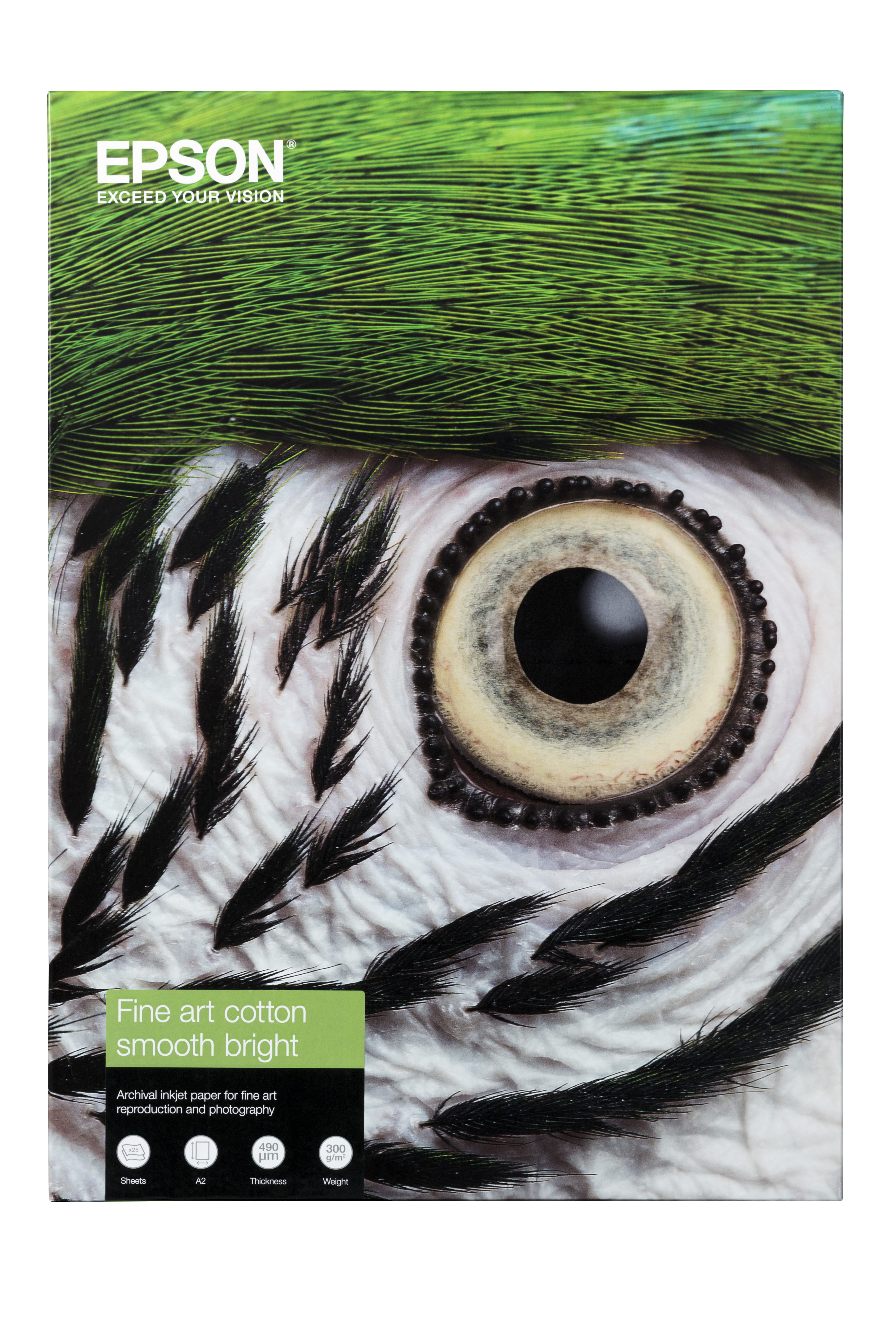 Epson Fine Art - Baumwolle - matt - 490 Mikron - Glatt-Hell - A2 (420 x 594 mm)