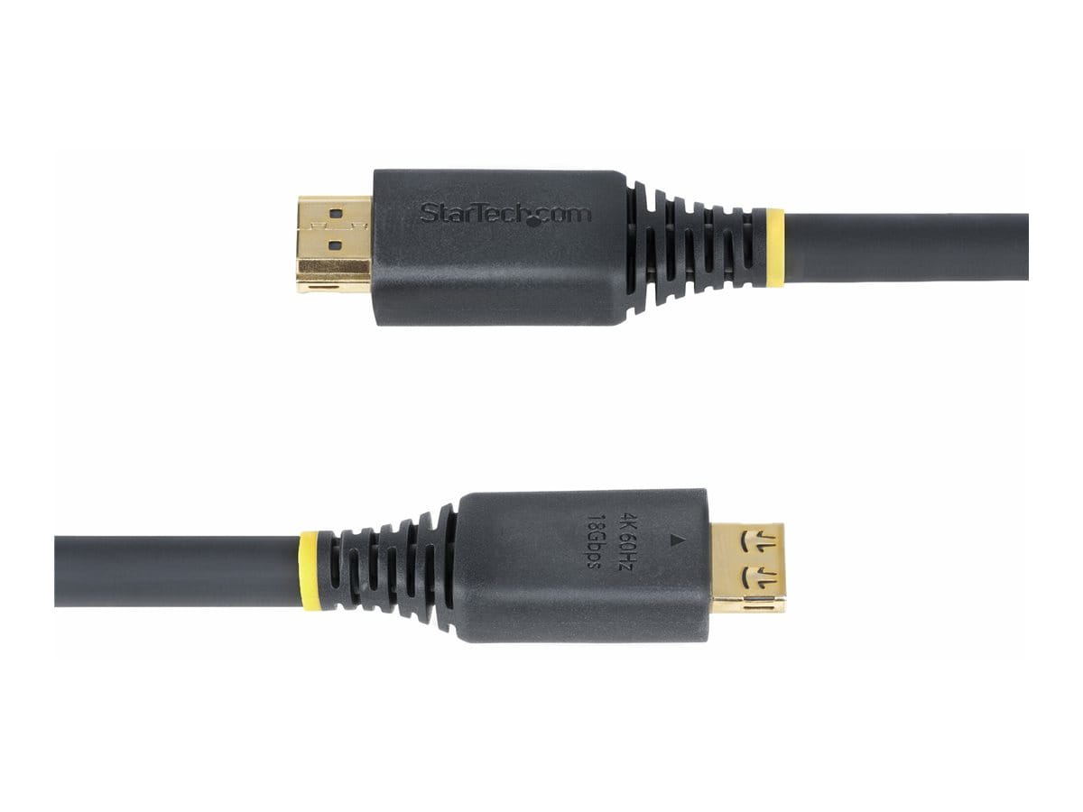 StarTech.com High Speed - HDMI-Kabel - HDMI männlich zu HDMI männlich - 7 m - abgeschirmt - Schwarz - halogenfrei, passiv, 4K60Hz-Unterstützung, 1440p (UWQHD)