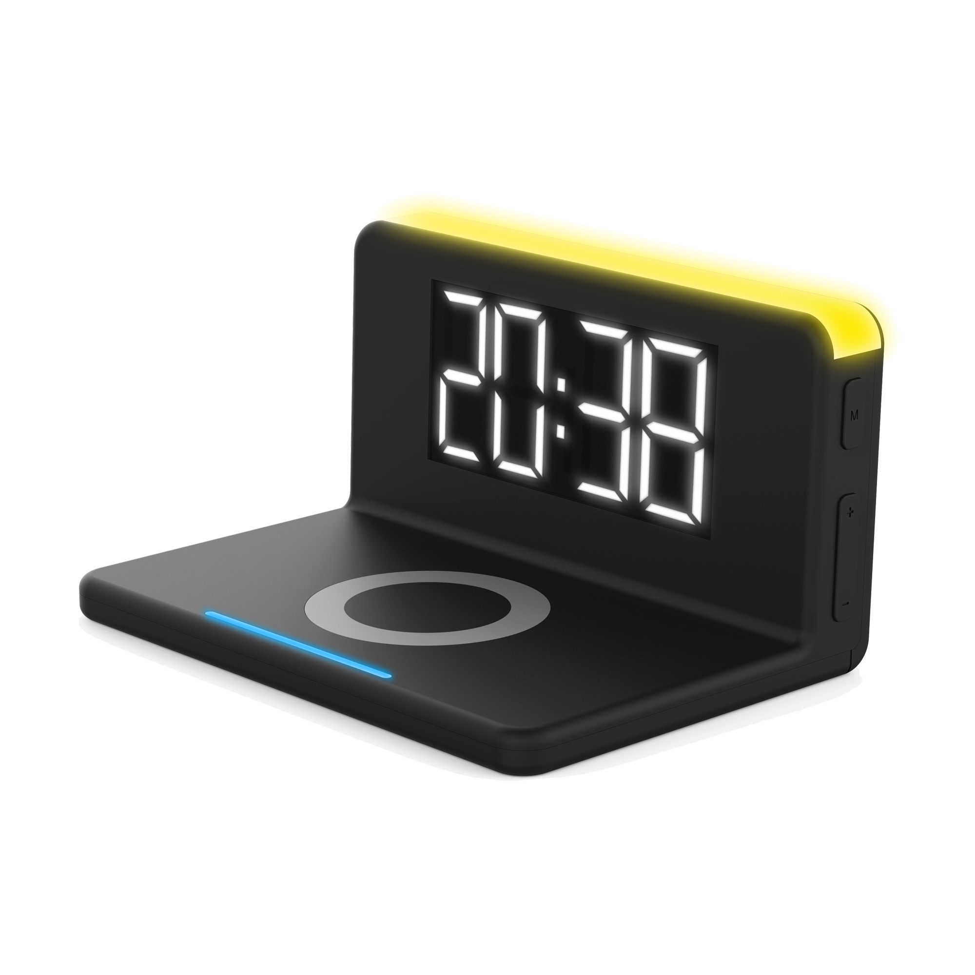 TerraTec ChargeAir clock! - Induktive Ladematte - 10 Watt (USB)