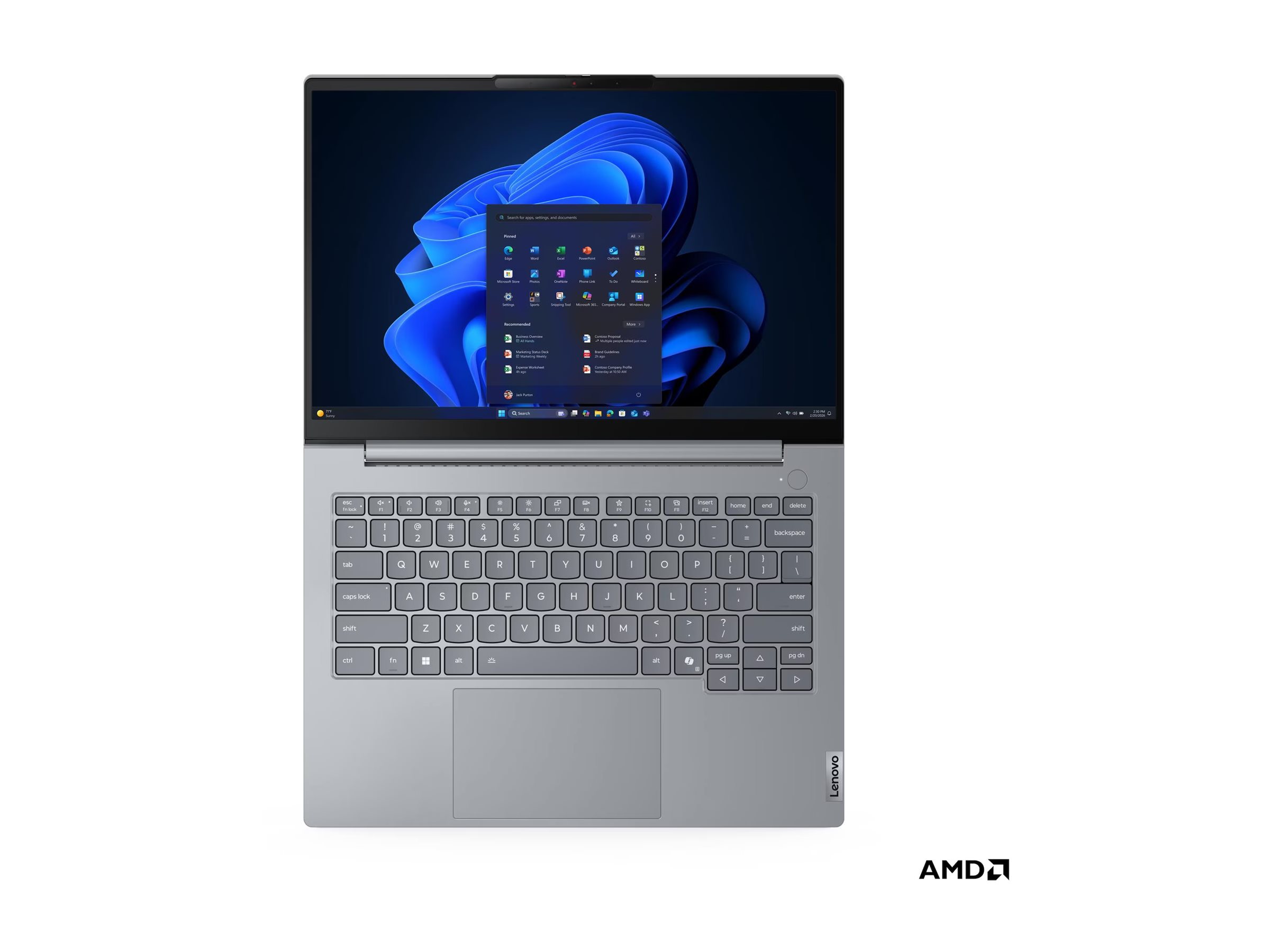 Lenovo ThinkBook 14 G9 AHP 21V0 - AMD Ryzen 7 250 / 3.3 GHz - Win 11 Pro - Radeon 780M - 32 GB RAM - 512 GB SSD NVMe - 35.6 cm (14")