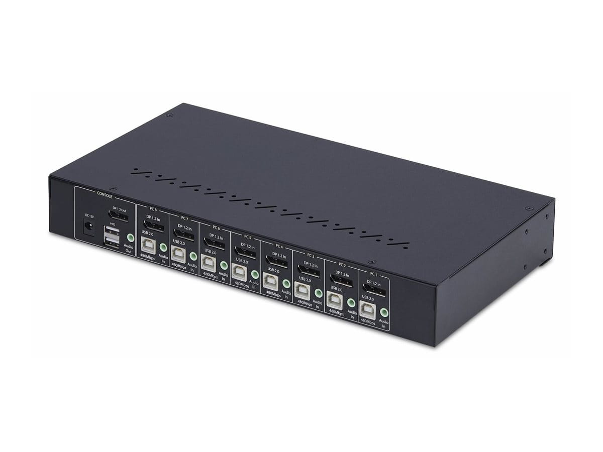 StarTech.com 8-Port DisplayPort KVM Switch w/1U