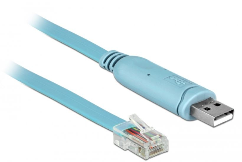 Delock Kabel seriell - USB (M) zu RJ-45 (M)