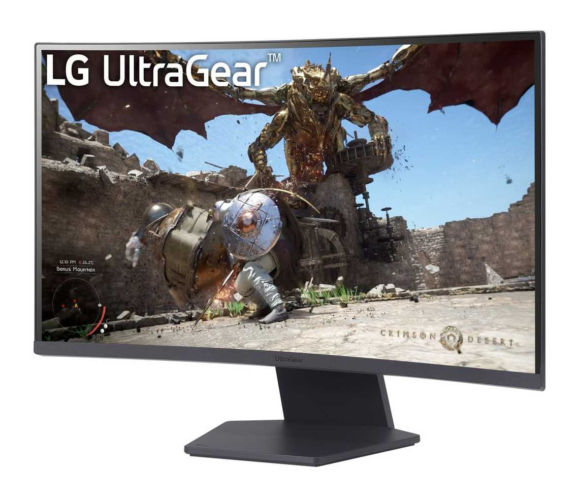 LG UltraGear 27GS60QX-B - LED-Monitor - Gaming - gebogen - 68.4 cm (27")