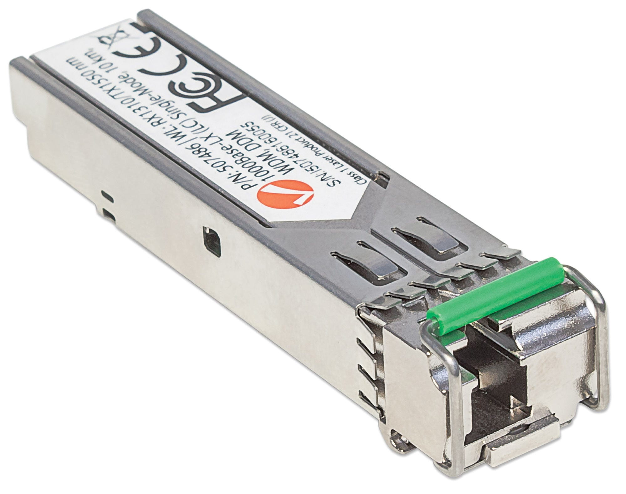 Intellinet Transceiver Module Optical, Gigabit Fiber WDM Bi-Directional SFP, 1000Base-Lx (LC)