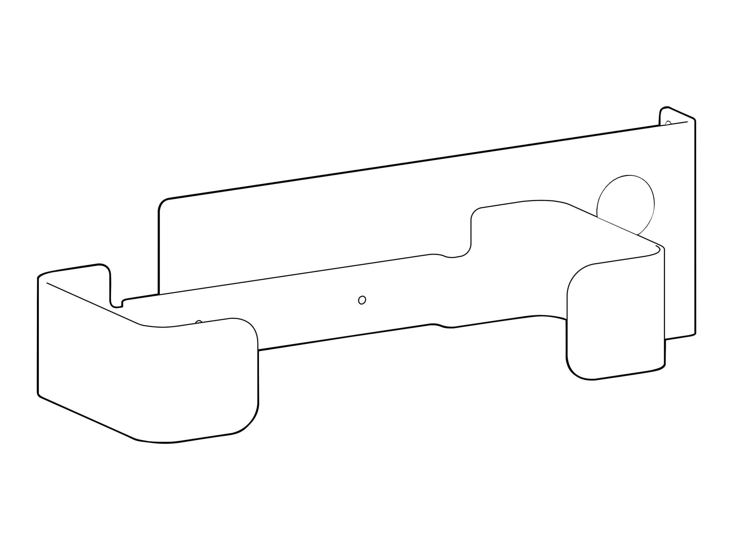 Ergotron Sharps Container Drawer-Mount Bracket Kit - Montagekomponente (Halterungs-Set)