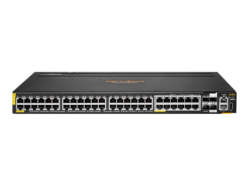 HPE Aruba Networking 6200M 36G 12SR5 Class6 PoE 4SFP+ TAA Switch - Switch - max. Stapelentfernung 10 km - L3 - managed - 36 x 10/100/1000 (4PPoE)