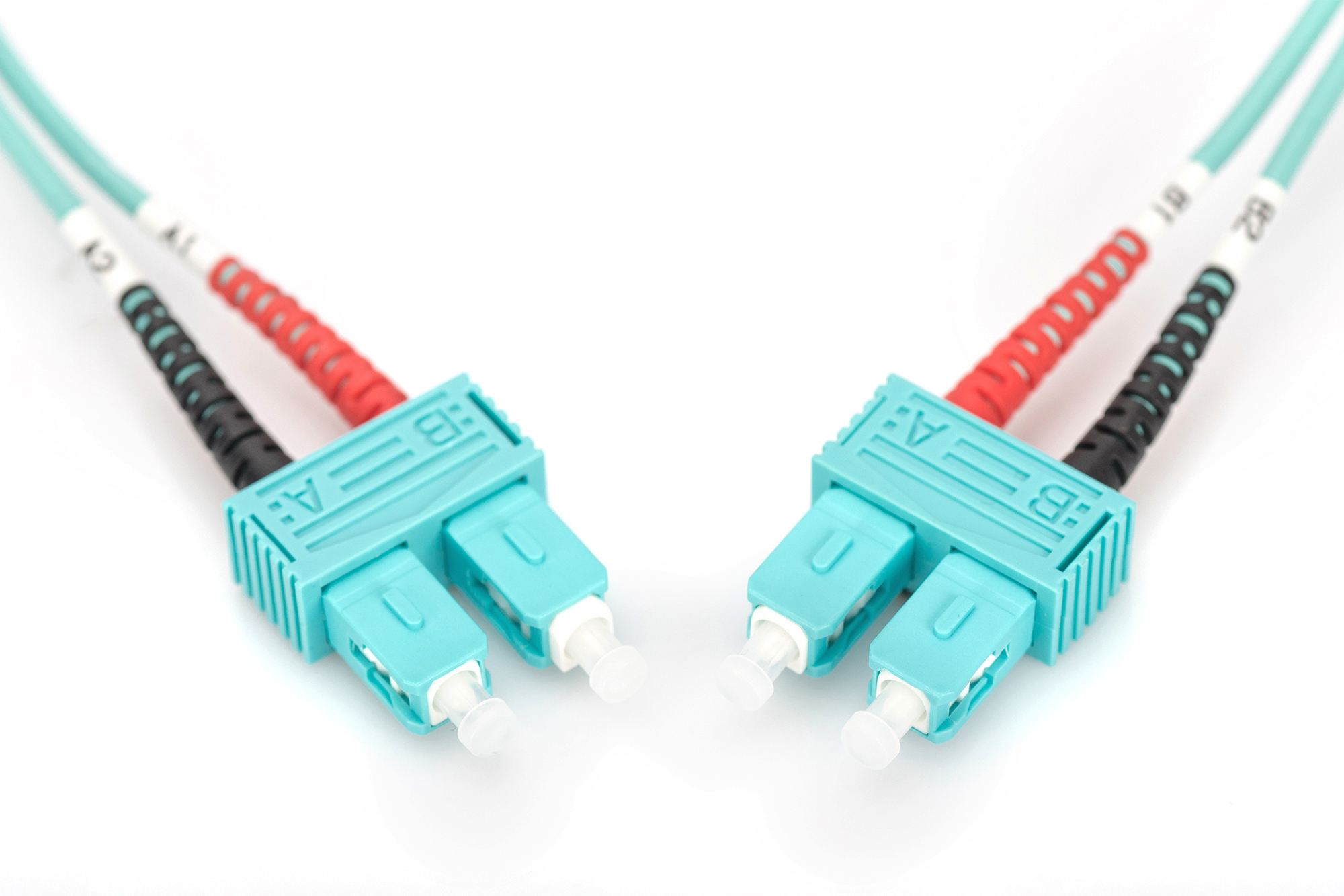 DIGITUS LWL Multimode OM 3 Patchkabel, SC / SC