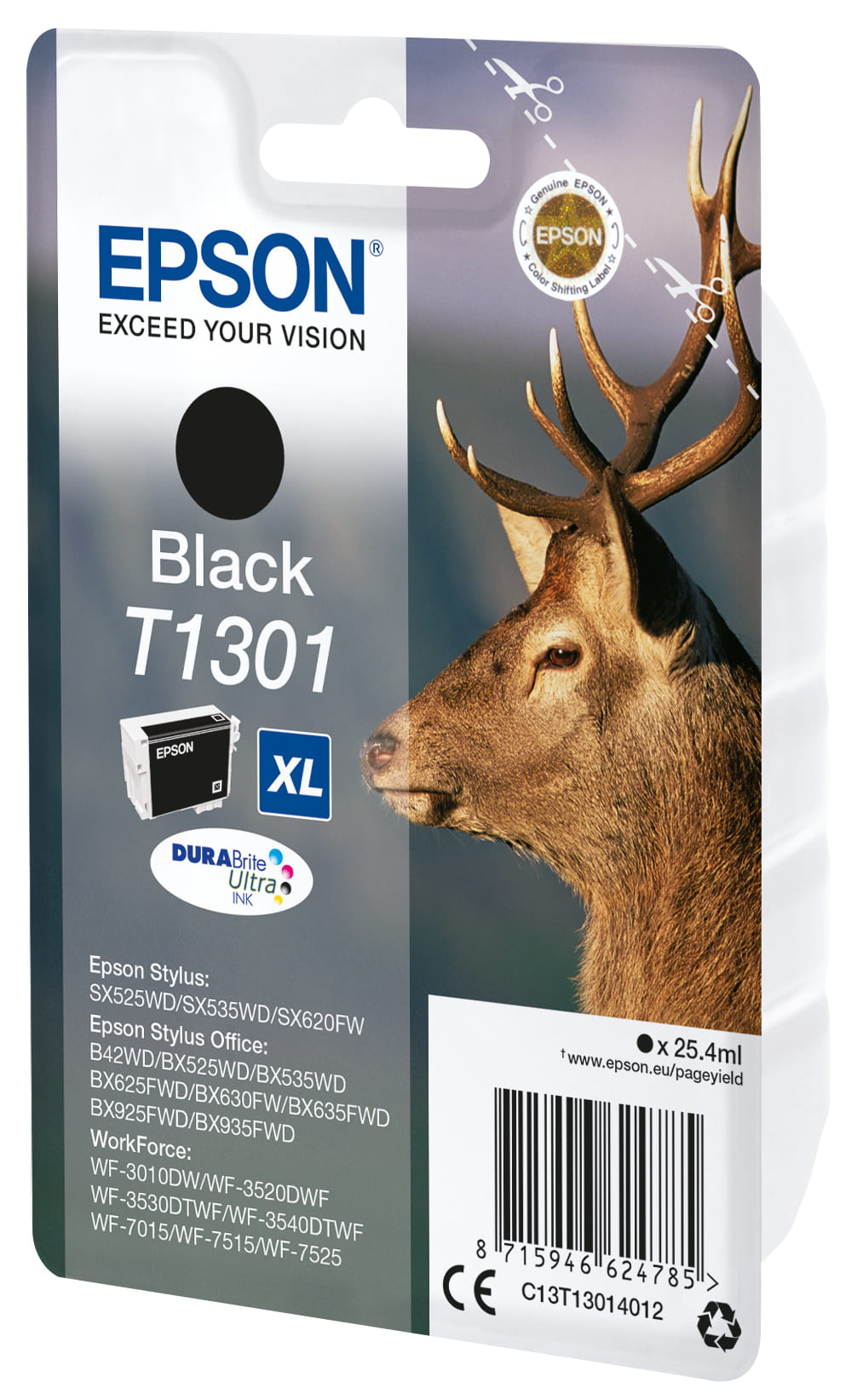 Epson T1301 - 25.4 ml - Größe XL - Schwarz