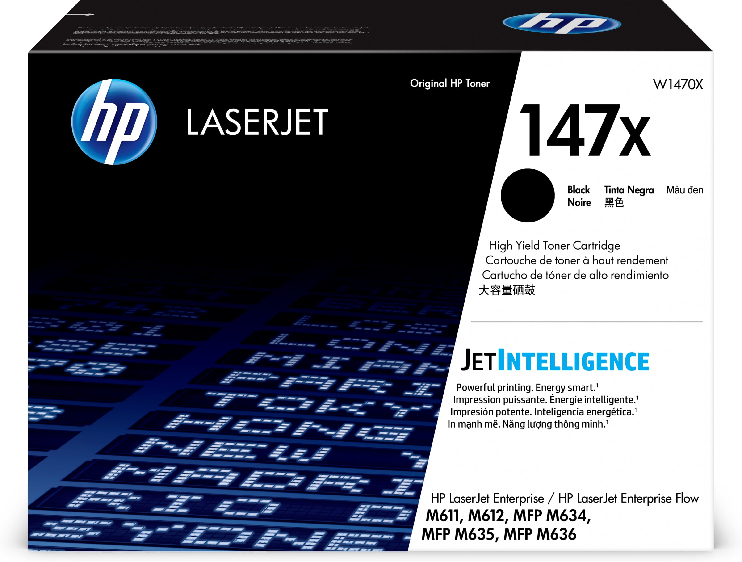 HP 147X - Hohe Ergiebigkeit - Schwarz - original - LaserJet - Tonerpatrone (W1470X)