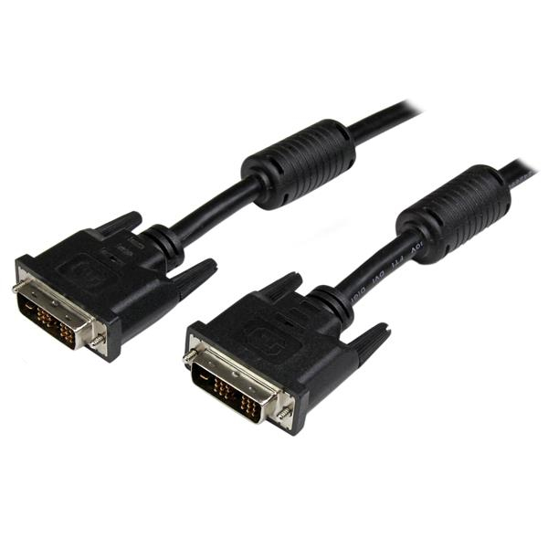 StarTech.com 2m DVI-D Single Link Kabel - St/St - DVI Monitorkabel - 1920x1200 - DVI Verbindungskabel/Anschlusskabel - Schwarz - DVI-Kabel - Single Link - DVI-D (M)