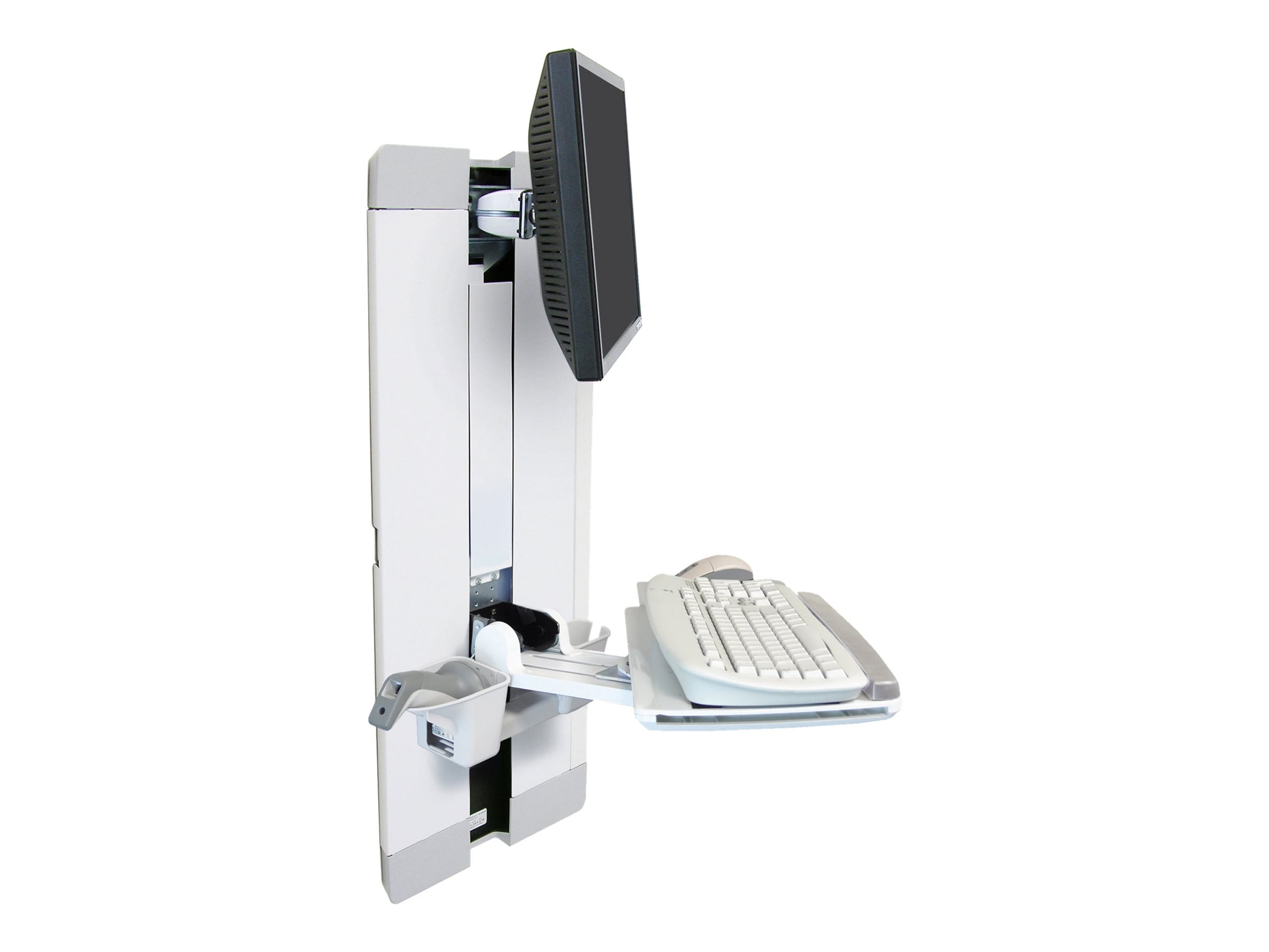 Ergotron Befestigungskit (Tastaturablage, Handgelenkkissen, Maushalterung, vertikale Verstellschiene) - für LCD-Display / PC-Ausrüstung - Patientenzimmer - Stahl - weiß - Bildschirmgröße: bis zu 61 cm (bis zu 24 Zoll) Ergotron Befestigungskit (Tastaturablage, Handgelenkkissen, Maushalterung, vertikale Verstellschiene) - für LCD-Display / PC-Ausrüstung - Patientenzimmer - Stahl - weiß - Bildschirmgröße: bis zu 61 cm (bis zu 24 Zoll)