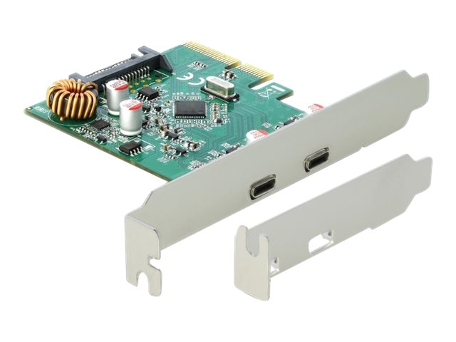 Delock PCI Express x4 Card to 2 x external SuperSpeed USB 10 Gbps (USB 3.1 Gen 2)