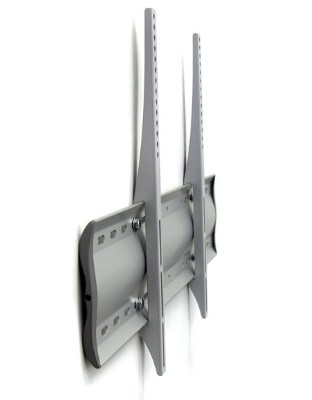 Ergotron WM - Befestigungskit (Wandmontage) - für Flachbildschirm - flaches Profil XL - Aluminium, Stahl - Silber - Bildschirmgröße: von 106,7 cm (ab 42")