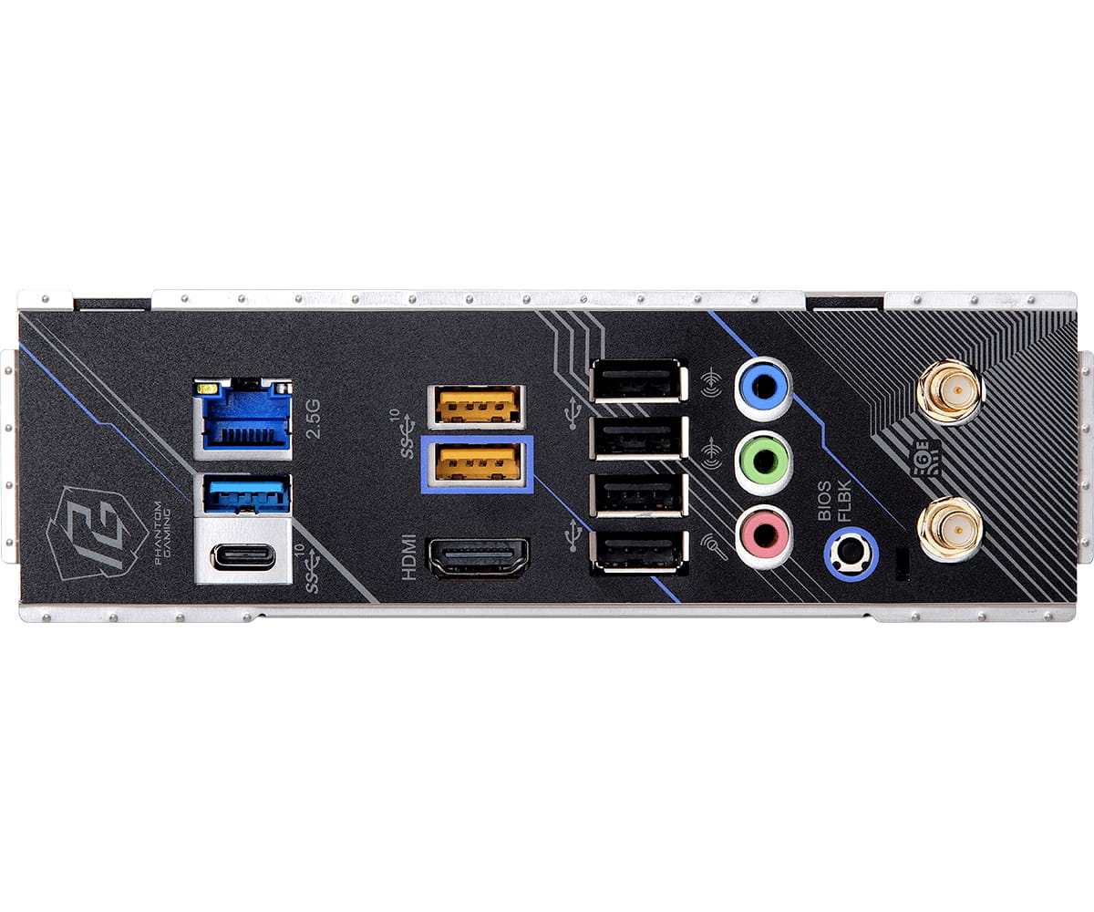 ASRock Phantom Gaming B650I Lightning WiFi - Motherboard - Mini-ITX - Socket AM5 - AMD B650 Chipsatz - 2.5 Gigabit LAN, Wi-Fi 6E, Bluetooth - Onboard-Grafik (CPU erforderlich)