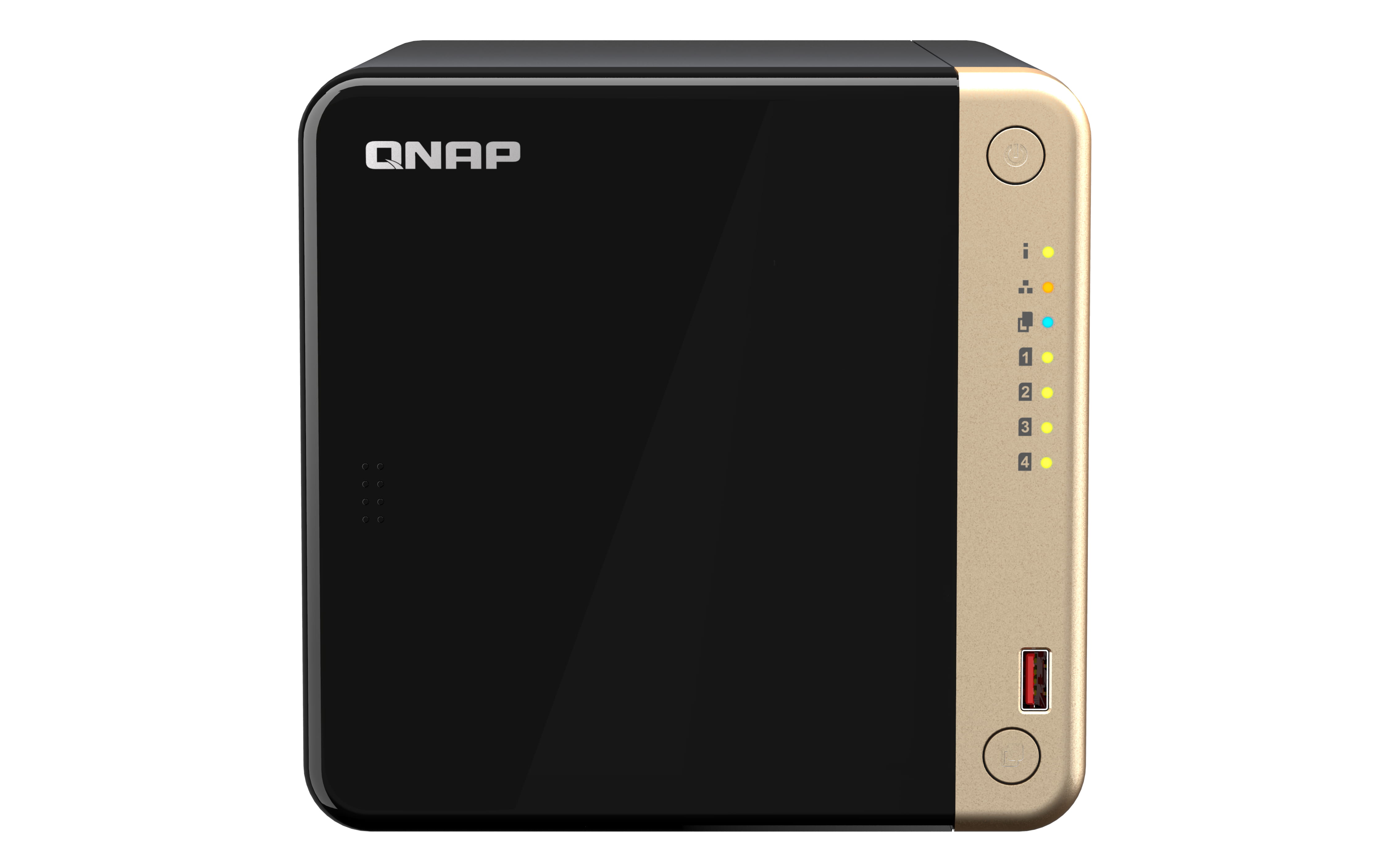QNAP TS-464 - NAS-Server - 4 Schächte - 16 TB
