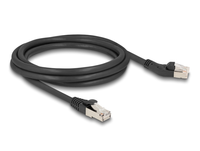 Delock Patch-Kabel - RJ-45 (M) links abgewinkelt zu RJ-45 (M)