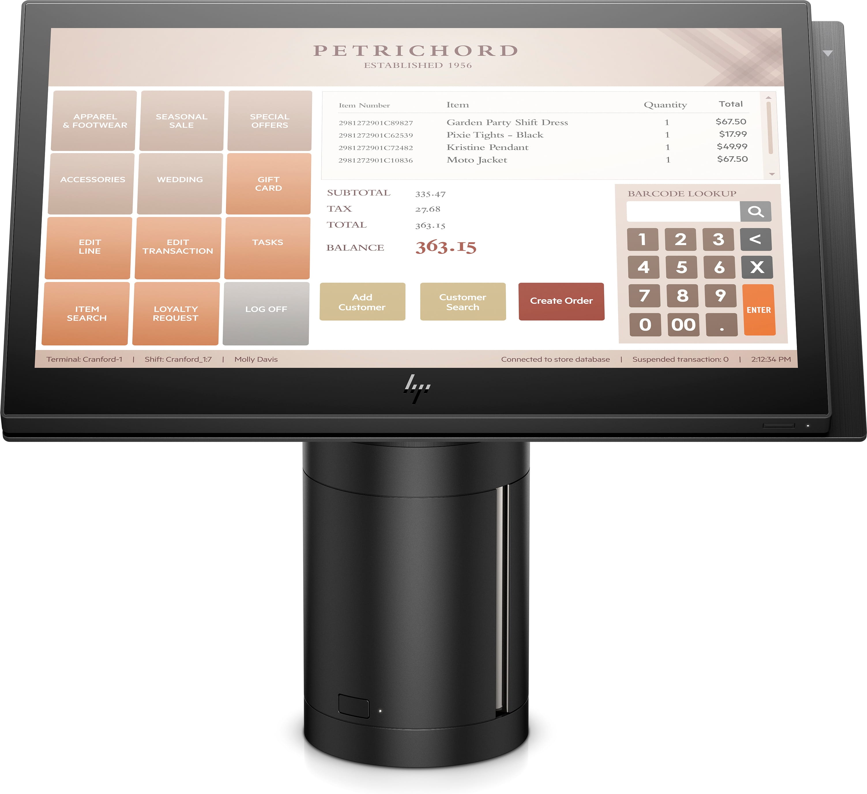 HP ElitePOS G1 Retail System 141 - All-in-One