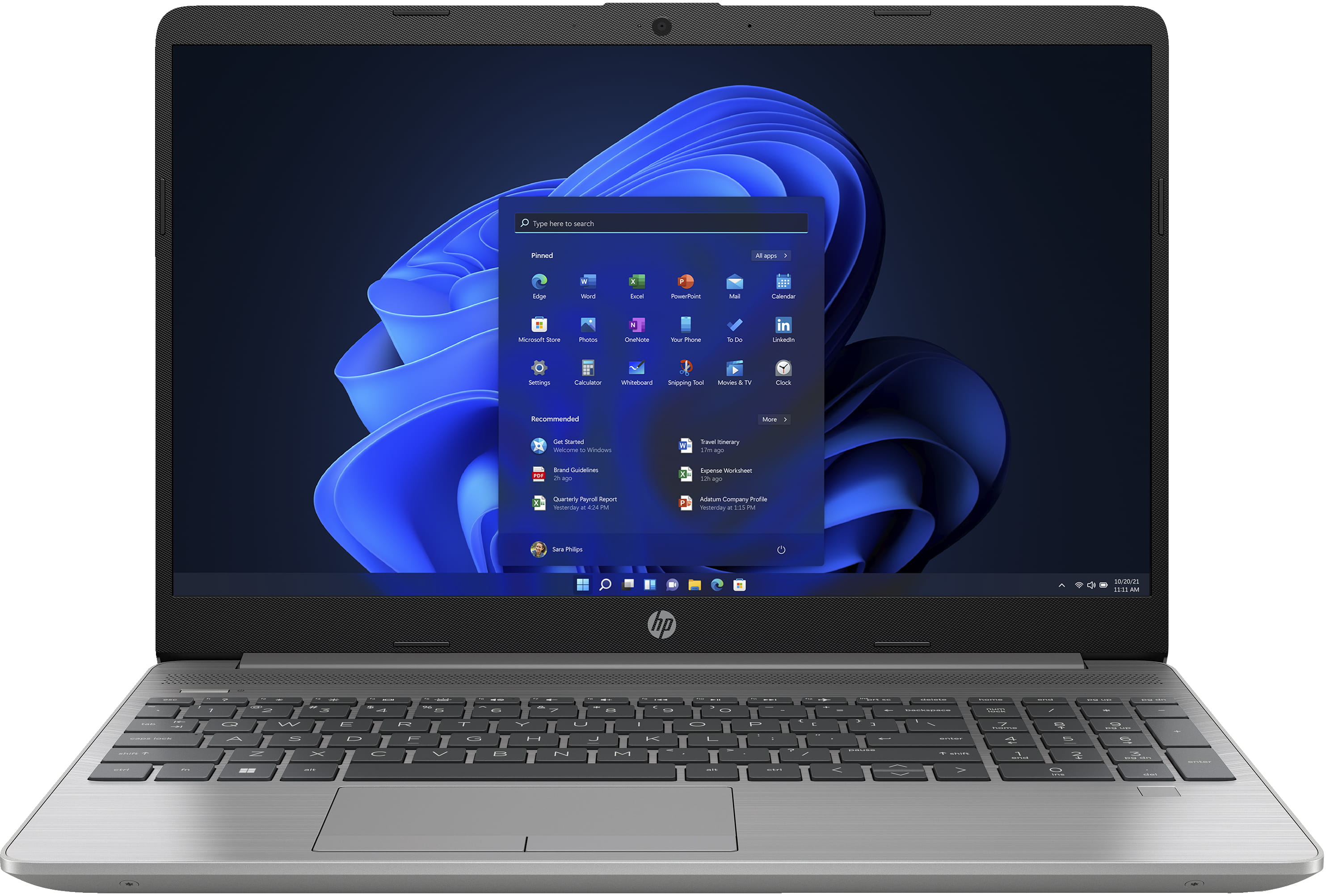 HP 250 G9 Notebook - Intel Core i5 1235U / 1.3 GHz - Win 11 Pro - Intel Iris Xe Grafikkarte - 16 GB RAM - 512 GB SSD NVMe - 39.6 cm (15.6")