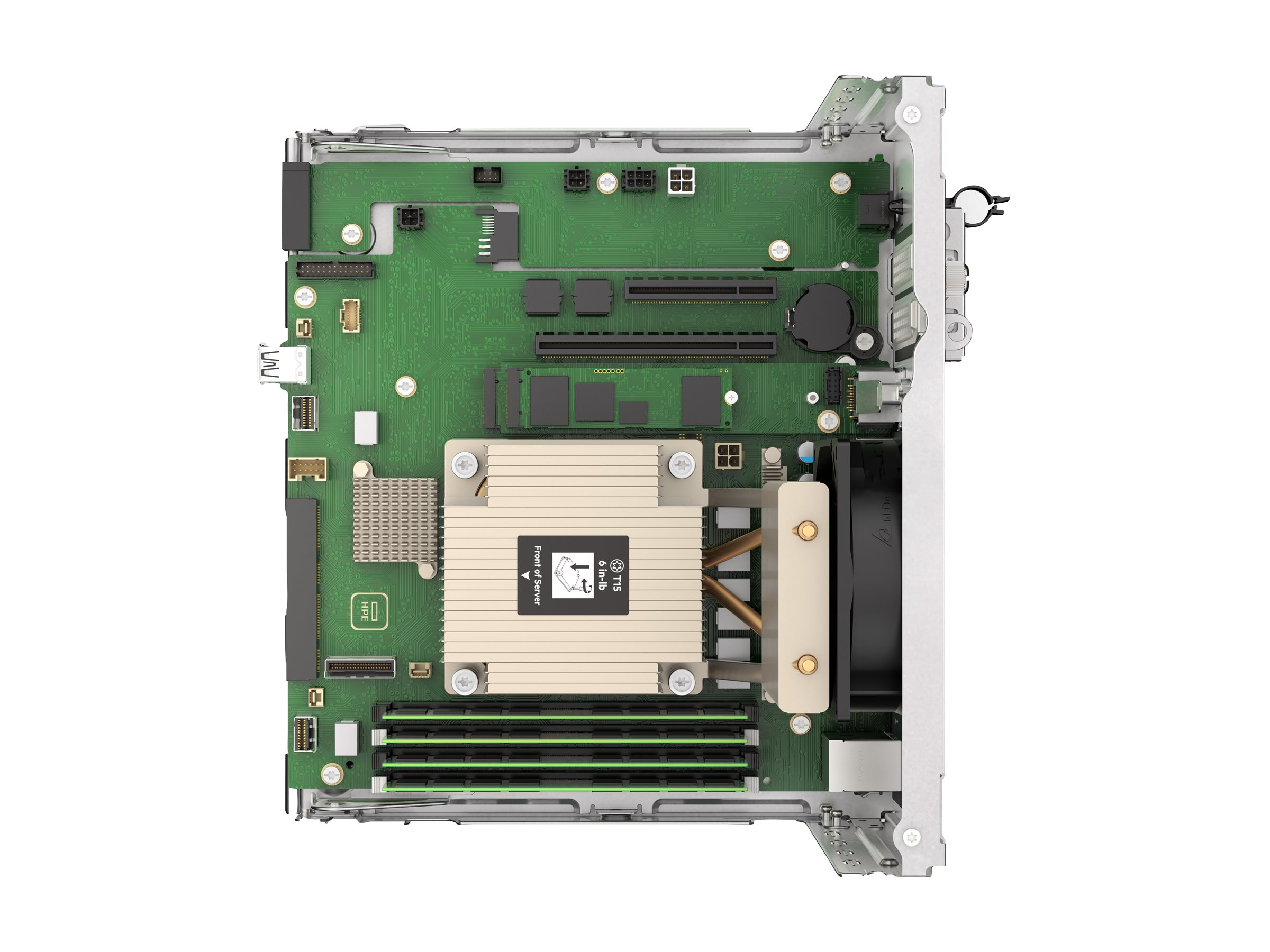 HPE ProLiant MicroServer Gen11 - Server - Ultra-Micro-Tower - 1-Weg - 1 x Xeon 6325P / 3.5 GHz - RAM 32 GB - SATA - nicht Hot-Swap-fähig 8.9 cm (3.5")