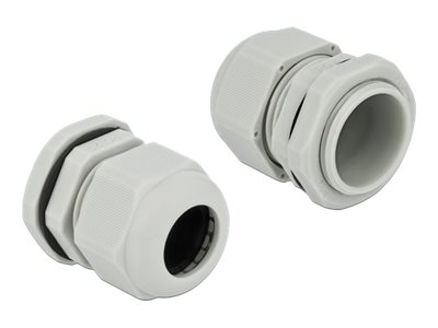 Delock PG21 - Kabelverschraubung - Grau (Packung mit 10)