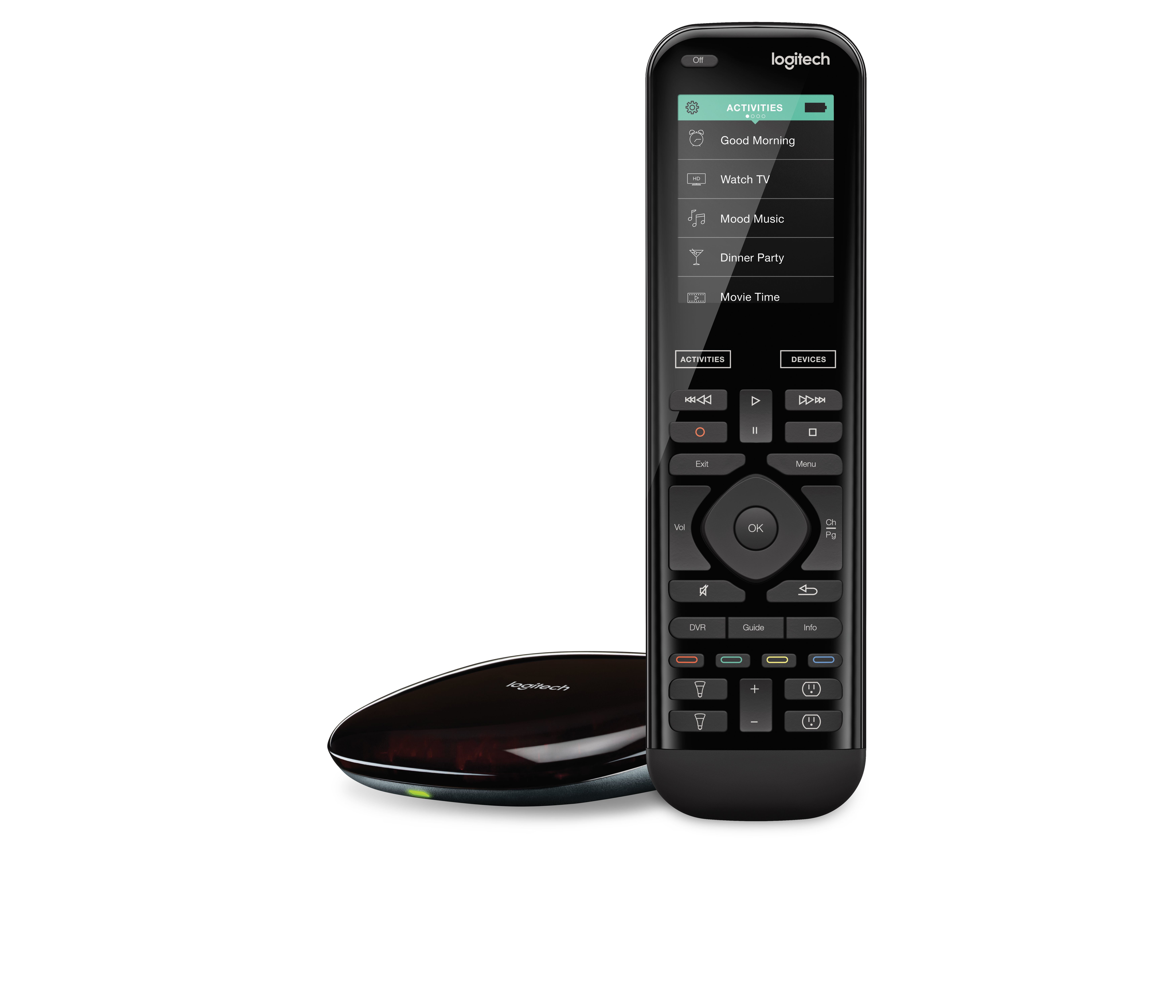 Logitech Harmony Elite - Universalfernbedienung - Anzeige - LCD - 6.1 cm (2.4")