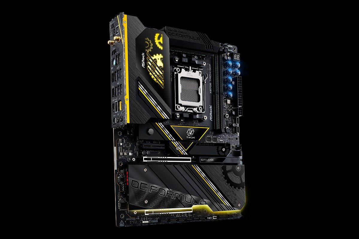 ASRock X870E Taichi OCF - Motherboard - ATX - Socket AM5 - AMD X870E Chipsatz - USB-C 3.2 Gen 2x2, USB 3.2 Gen 1, USB 3.2 Gen 2, USB-C 3.2 Gen2, USB4 - 5 Gigabit Ethernet, Wi-Fi 7, Bluetooth - Onboard-Grafik (CPU erforderlich)