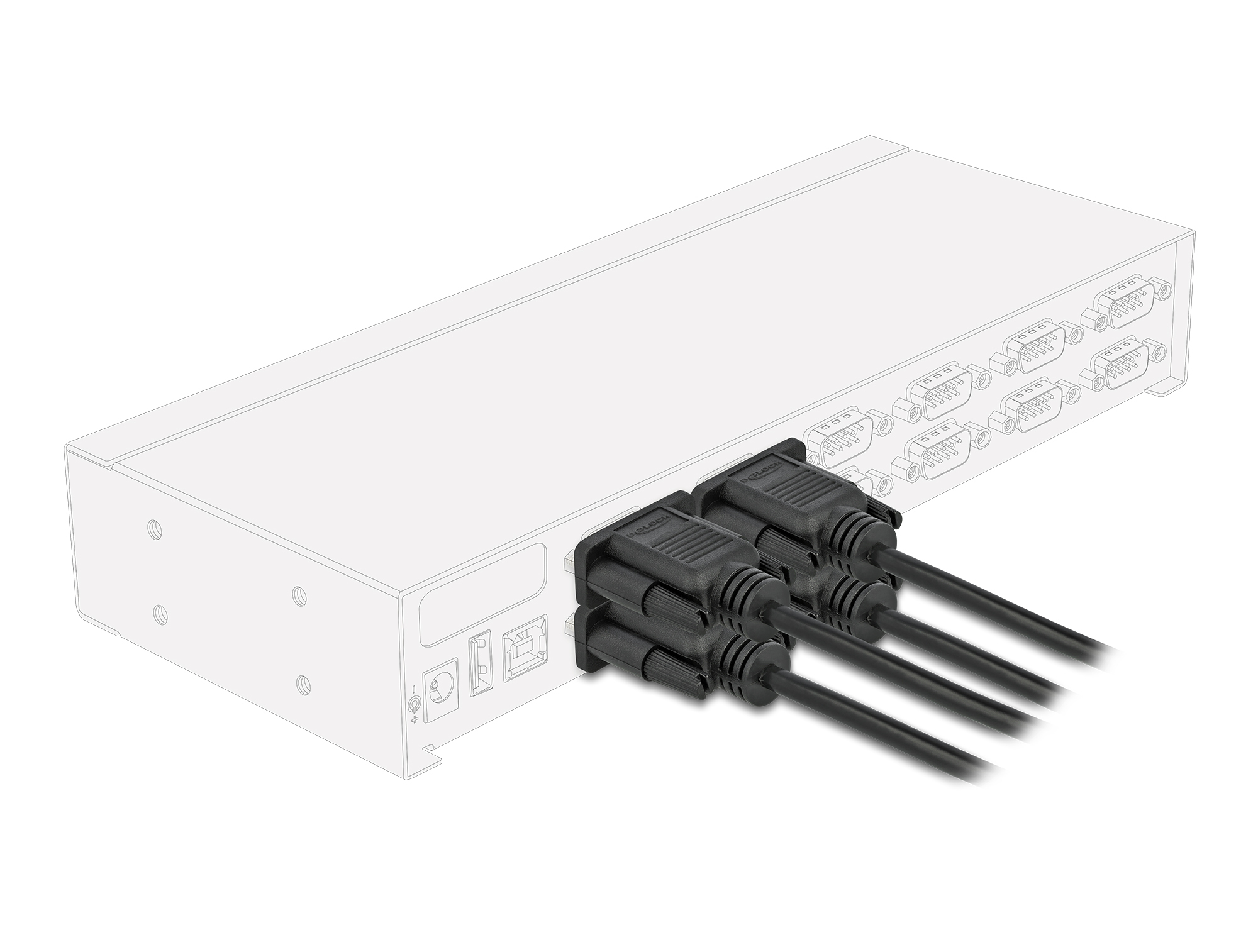 Delock Kabel seriell - DB-9 (W) zu DB-9 (W)