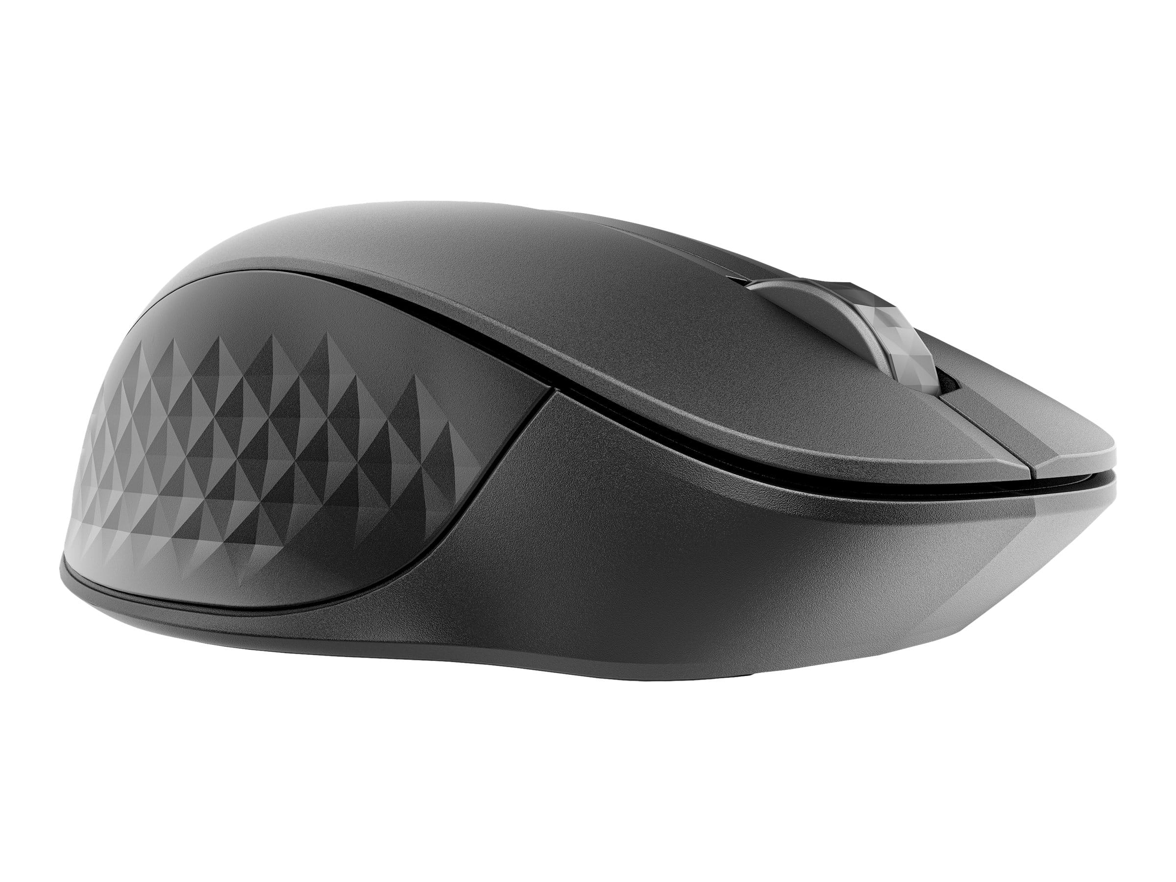 HP 430 - Maus - ergonomisch - rechts- und linkshändig - optisch - 5 Tasten - kabellos - Bluetooth 5.0, 2.4 GHz - kabelloser Empfänger (USB)