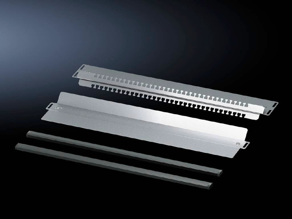 Rittal VX 8618.822, Untere Platte, Grau, Galvanisiertes Stahl, 1000 mm, 1 Stück(e)