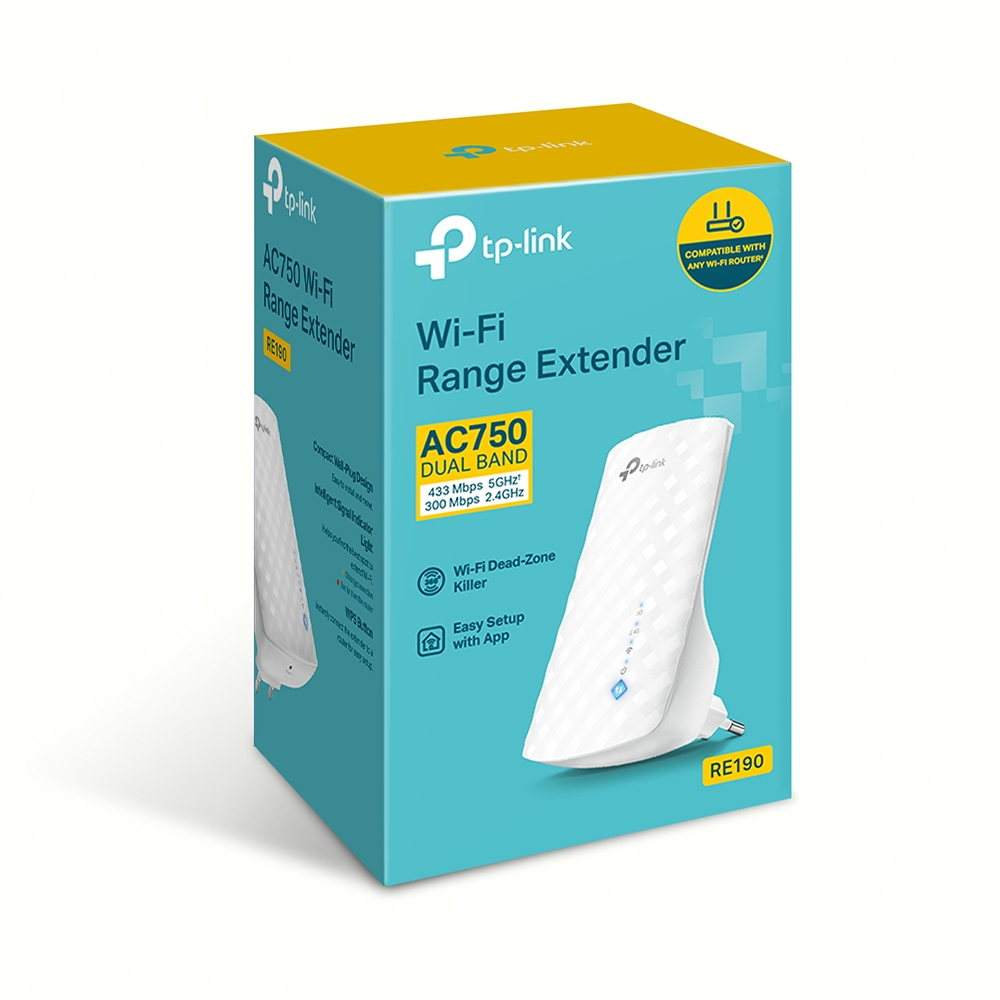 TP-LINK RE190 - Wi-Fi-Range-Extender - Wi-Fi