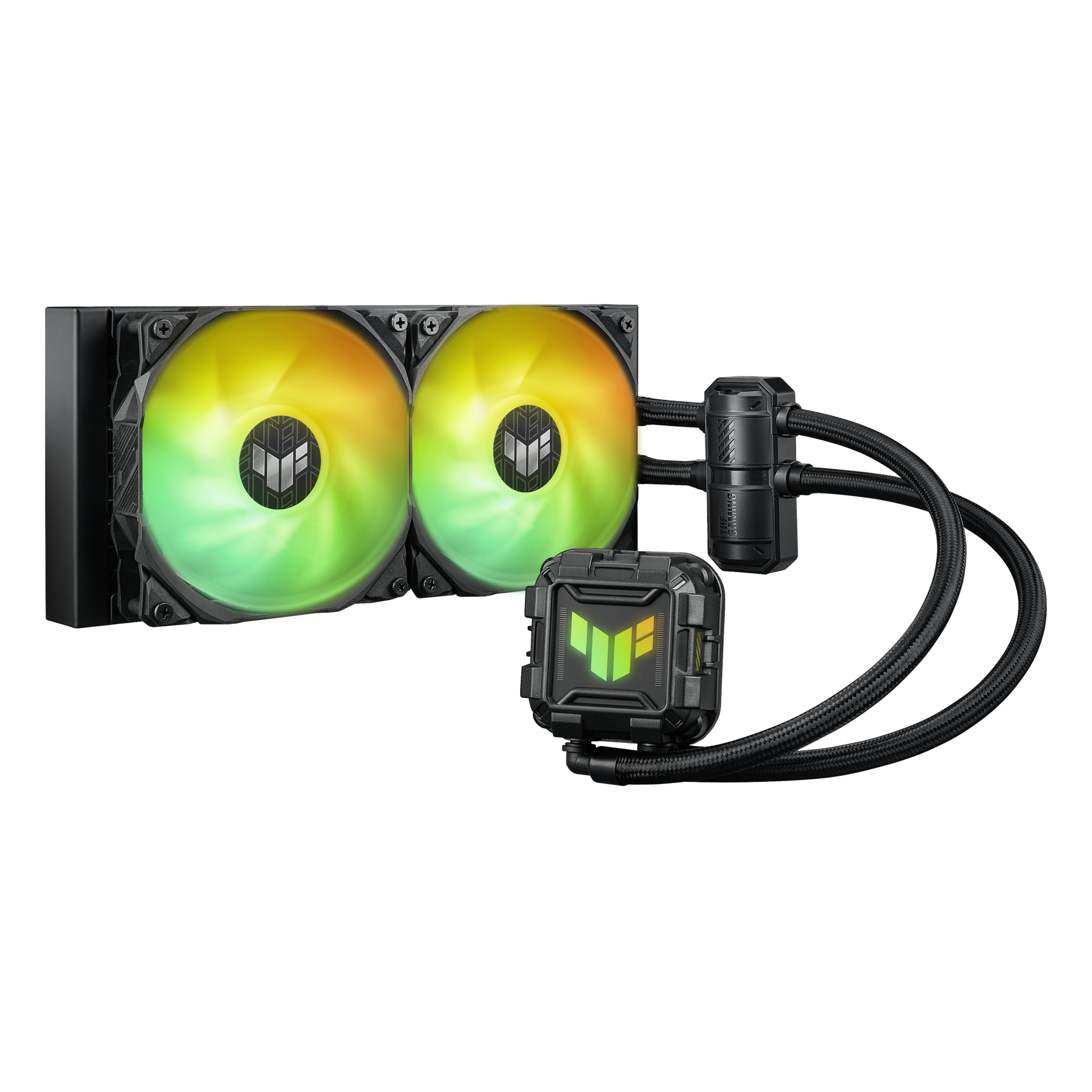 ASUS TUF Gaming LC 240 II ARGB - Prozessor-Flüssigkeitskühlsystem - Kühlergröße: 240 mm - (für: LGA1700, LGA1200, LGA115x Socket, AM4, AM5)