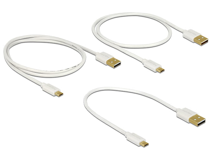 Delock USB-Kabelsatz - weiß