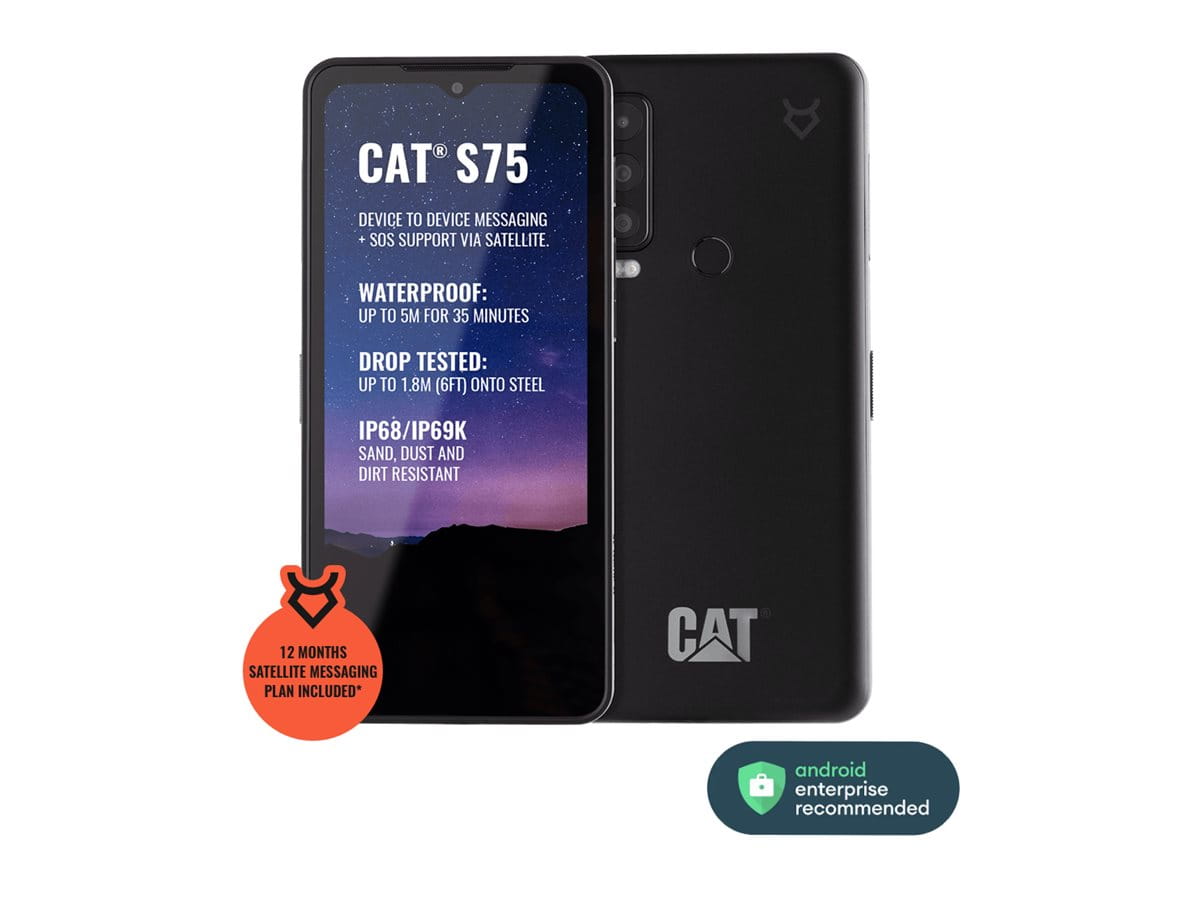 CAT S75 - 5G Smartphone - Dual-SIM - RAM 6 GB / Interner Speicher 128 GB - microSD slot (120 Hz)