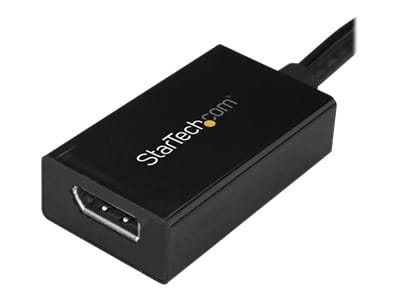 StarTech.com DVI auf DisplayPort Adapter mit USB Power - DVI-D zu DP Video Adapter - DVI zu DisplayPort Konverter - 1920 x 1200 - Videoadapter - Dual Link - DVI-D (M)