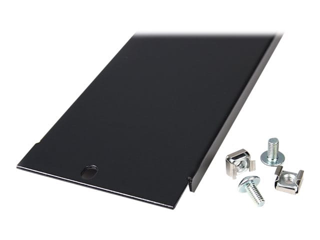StarTech.com 2 HE Rack Blindblende für 19 Serverschränke und Racks - Blindabdeckung - Schwarz - 2U - 48.3 cm (19")