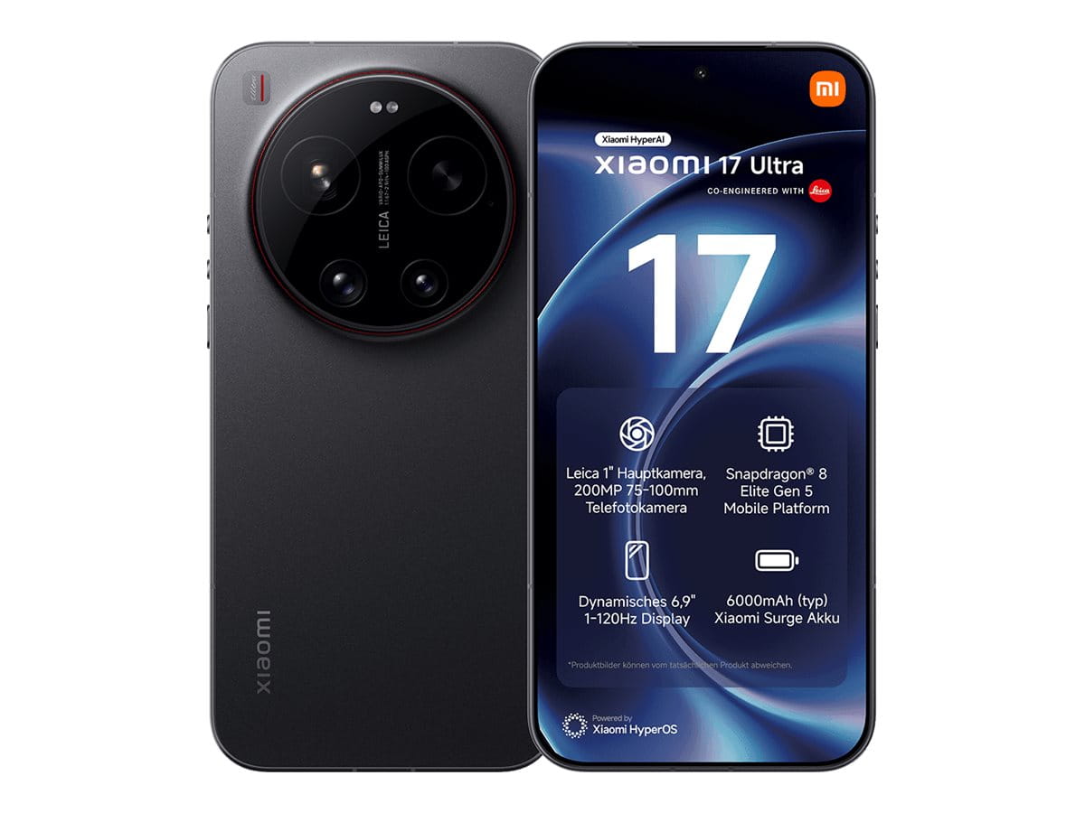 Xiaomi 17 Ultra - 5G Smartphone - Dual-SIM - RAM 16 GB / Interner Speicher 512 GB - OLED-Display - 6.9" - 2608 x 1200 Pixel (120 Hz)