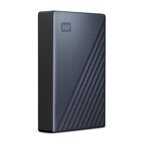WD My Passport Ultra WDBFTM0040BBL - Festplatte - verschlüsselt - 4 TB - extern (tragbar)
