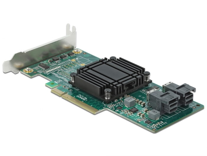 Delock PCI Express x8 Card to 2 x internal SFF-8643