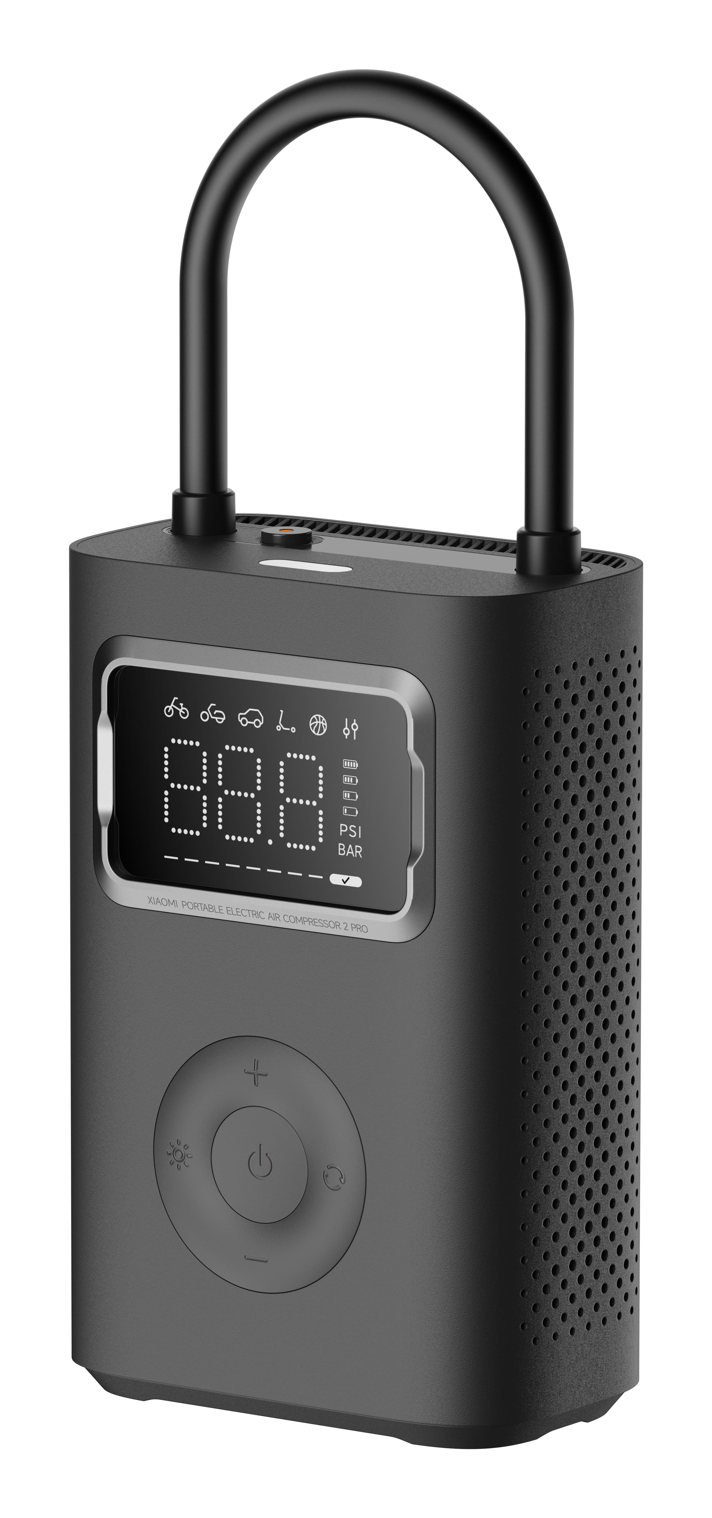 Xiaomi Portable Electric Air Compressor 2 Pro, Universal, 10,3 bar, Schwarz, 3 - 150 Psi, Akku, 5 V