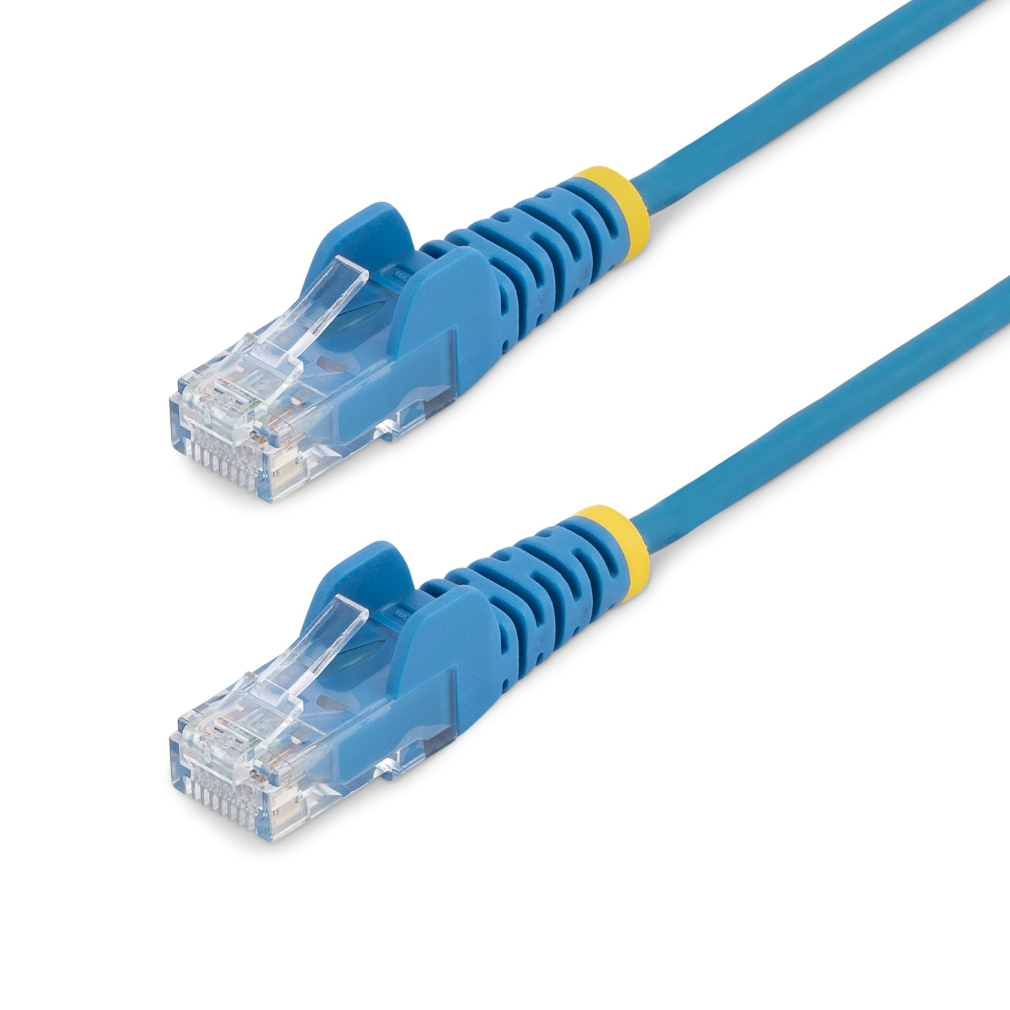 StarTech.com 3m Slim LSZH CAT6 Ethernet Cable, 10 Gigabit Snagless RJ45 100W PoE Patch Cord, CAT 6 10GbE UTP Network Cable w/Strain Relief, Blue, ETL, Low Smoke Zero Halogen - Category 6 - 28AWG (N6PAT300CMBLS)