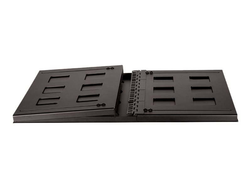 LogiLink W08B40B, Montageschelle, Schwarz, 12 kg, 8U, 48,3 cm (19"), 494 mm