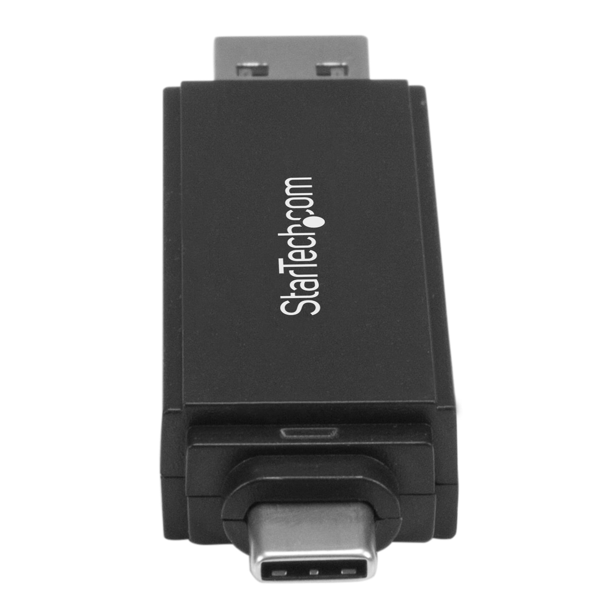 StarTech.com USB Memory Card Reader - USB 3.0 SD Card Reader - Compact - 5Gbps - USB Card Reader - MicroSD USB Adapter - Kartenleser (MMC, SD, microSD, SDHC, microSDHC, SDXC, microSDXC)