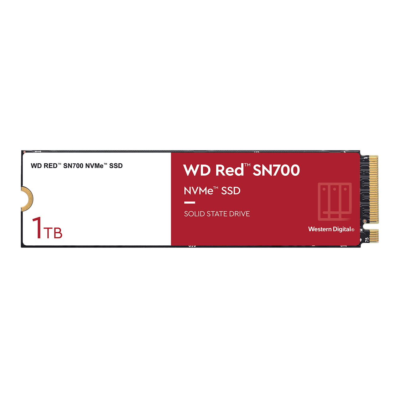 WD Red SN700 WDS100T1R0C-68BDK0 - SSD - 1 TB - intern - M.2 2280 - PCIe 3.0 x4 (NVMe)