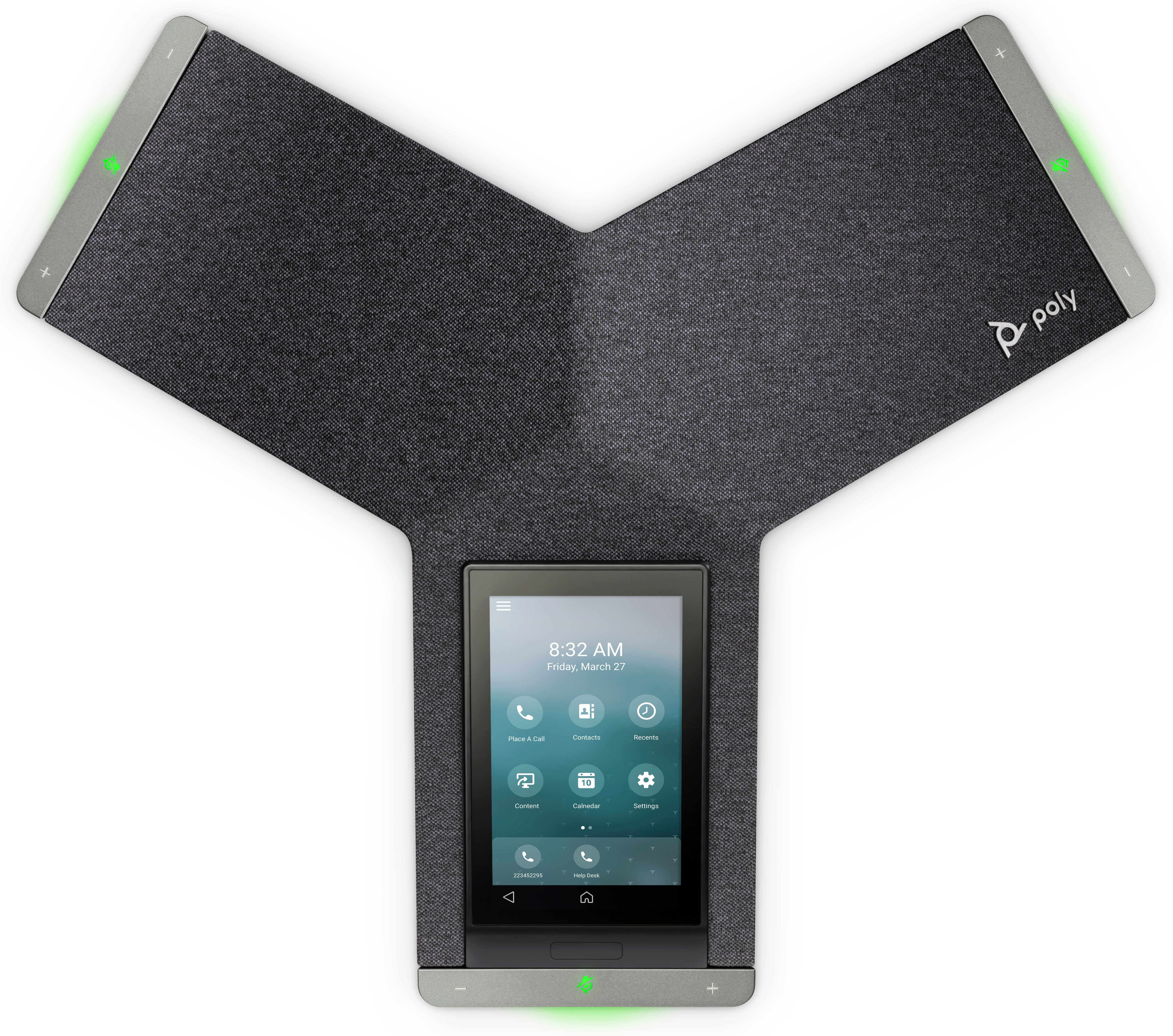 Poly HP Poly Trio C60 NR - VoIP-Konferenztelefon - mit Bluetooth-Schnittstelle mit Rufnummernanzeige/Anklopffunktion - IEEE 802.11a/b/g/n (Wi-Fi)