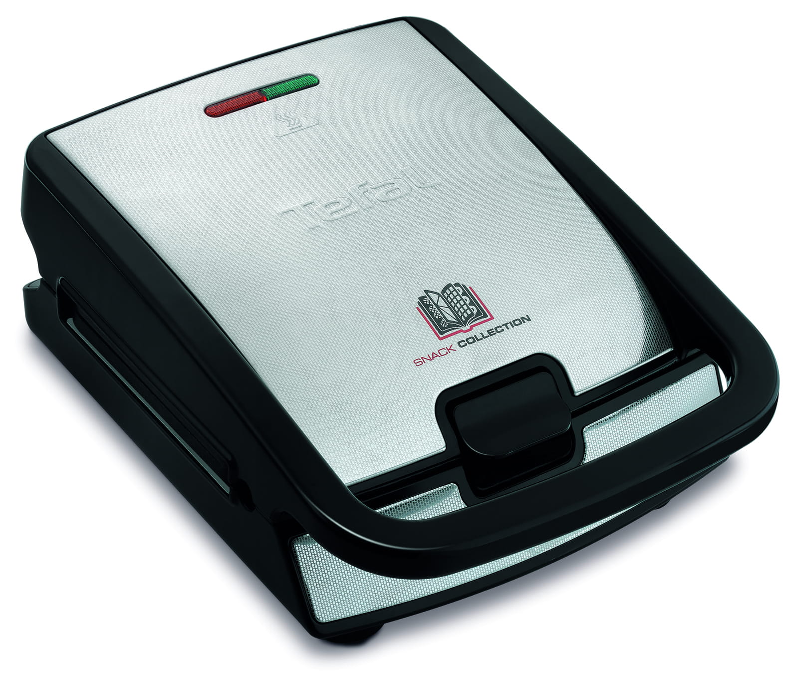 TEFAL Snack Collection Sandwichmaker & Waffeleisen SW852D, Schwarz, Edelstahl, Fertig, 225 x 135 mm, 700 W, Typ C, 203 mm