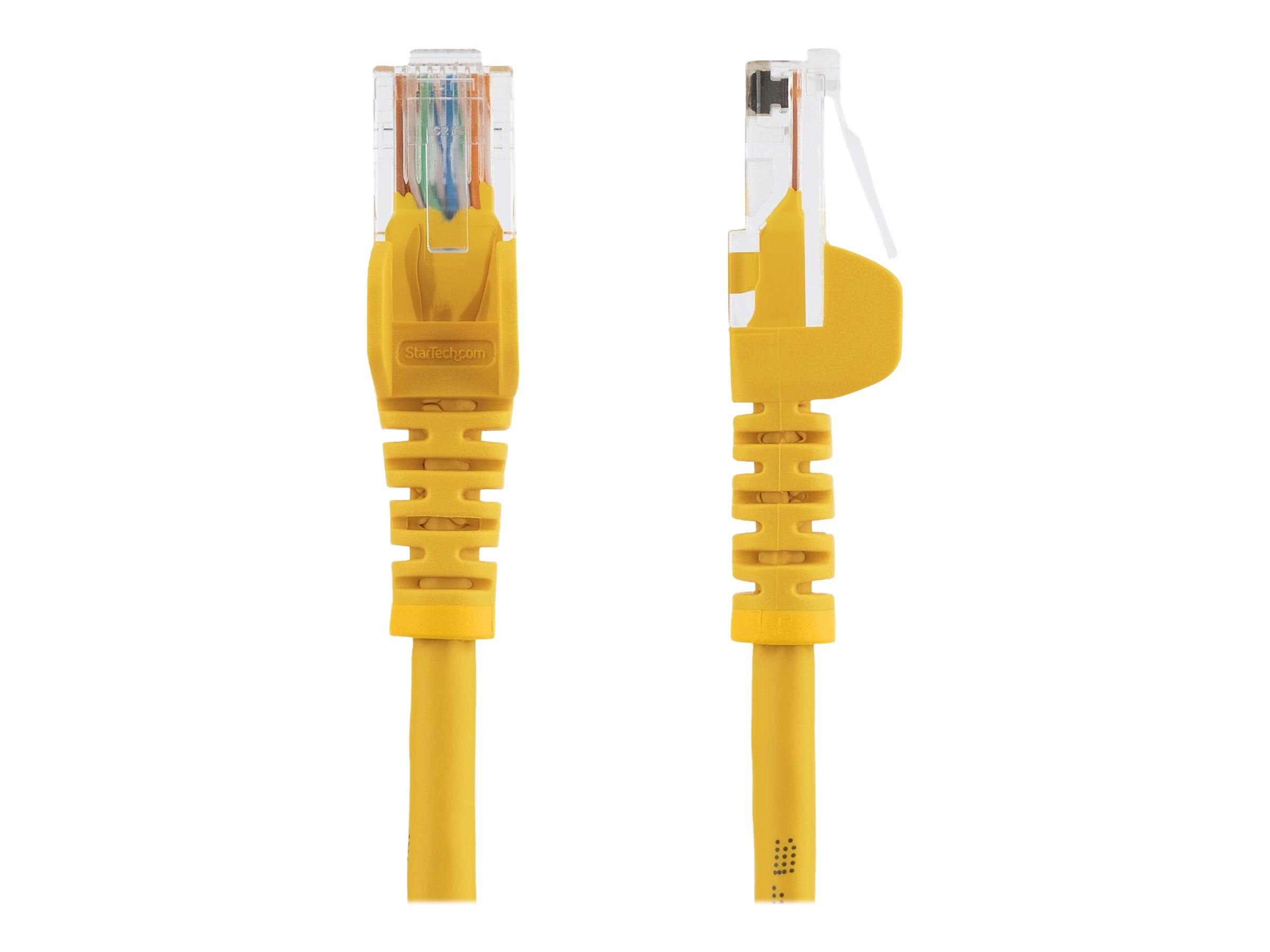 StarTech.com 2m Cat5e RJ45 UTP Netzwerkkabel Snagless - Cat 5e Patchkabel - Gelb - Stecker / Stecker - Patch-Kabel - RJ-45 (M)