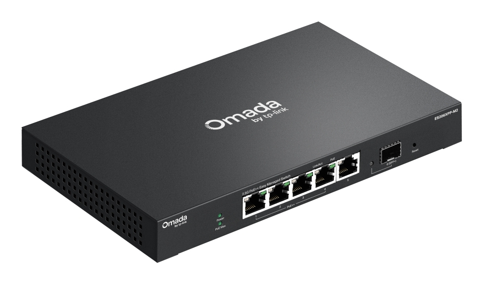 TP-LINK Omada ES206XPP-M2 V1 - Switch - managed - 5 x 10/100/1000/2.5G (PoE++)